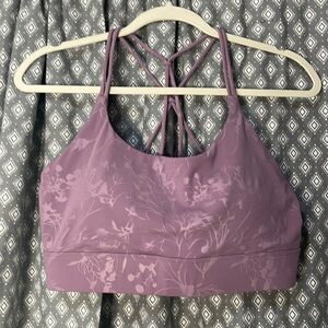 Zyia  Light Lilac Floral Bra